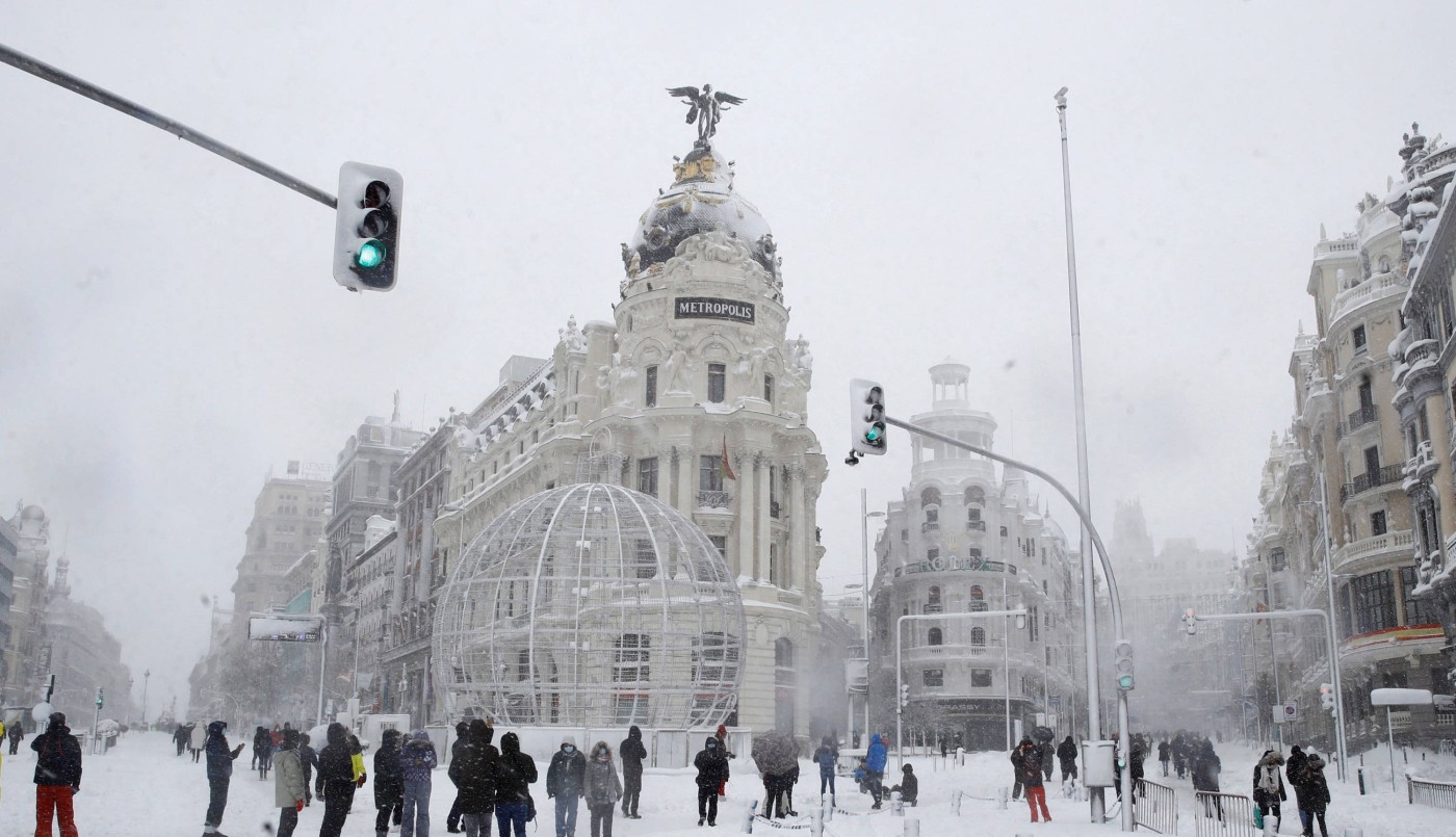 Madrid permanece paralizada tras la histórica nevada | Internacionales