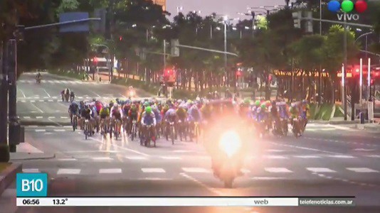 Corte de avenidas y autopistas por una competencia de ciclismo | Actualidad