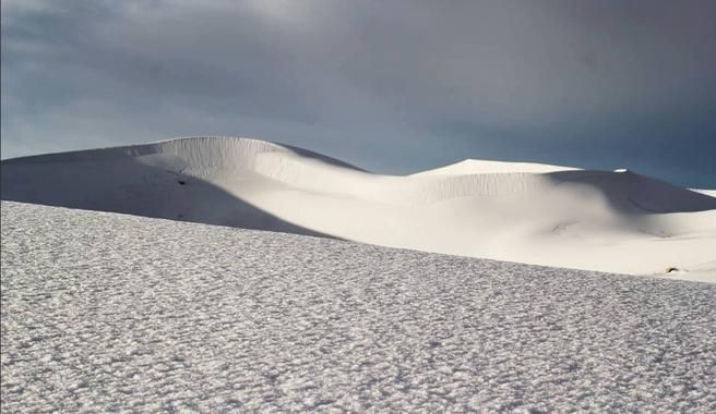 Histórico: Fuerte nevada en el desierto del Sahara con temperaturas de -2.2° | Clima, naturaleza y medio ambiente