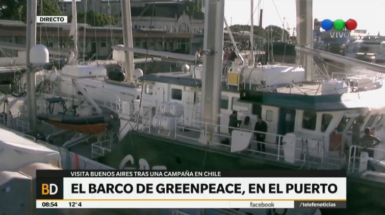 Abrieron al público el barco de Greenpeace y se puede visitar hasta el domingo | Actualidad