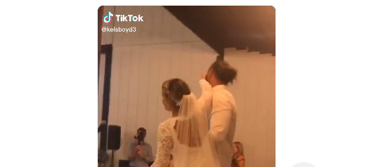 Video de TikTok: la pareja que termina a los tortazos en la fiesta de casamiento | Redes