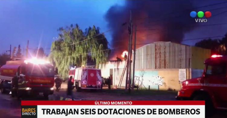 Se incendió un depósito en Quilmes | Actualidad