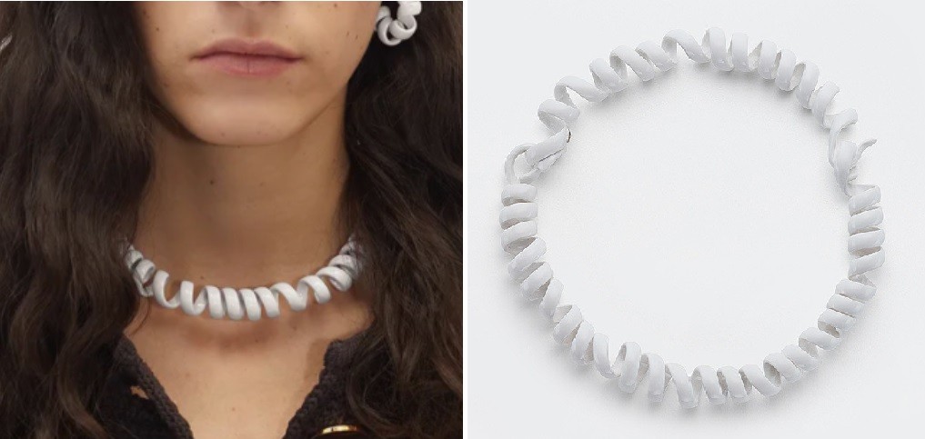Venden un collar similar a un cable de teléfono: cuesta más de 2.300 dólares | Curiosidades