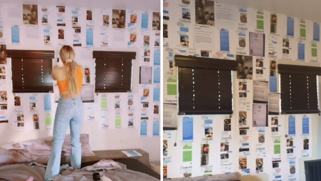 Video de TikTok: se vengó de su pareja empapelando la casa con los mensajes que mandó con las tres chicas con las que fue infiel | Curiosidades