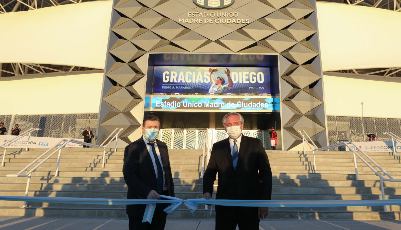 Alberto Fernández en Santiago del Estero: obras e inauguración del Estadio Único | Política
