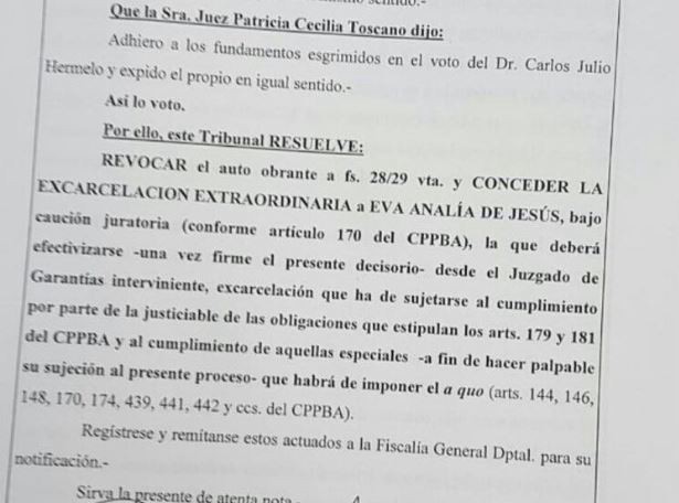 Le otorgaron la excarcelación a "Higui" | Actualidad