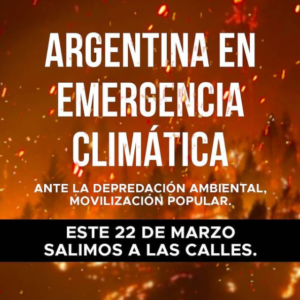 Convocan a un marcha a nivel país por la emergencia climática en Argentina | Clima, naturaleza y medio ambiente