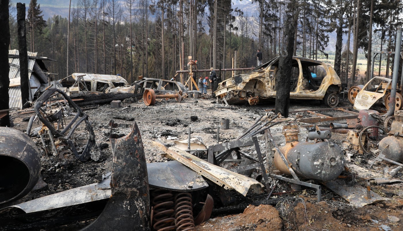Las fotos devastadoras del paso del fuego por Chubut | Clima, naturaleza y medio ambiente