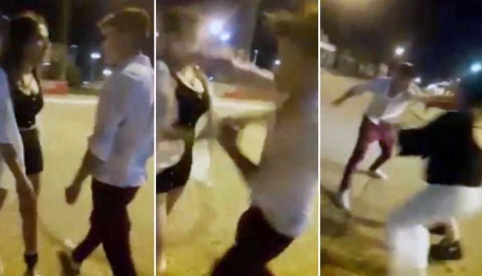 Violencia de género en primera persona: un joven le dio una piña a una chica a la salida de un boliche | Actualidad