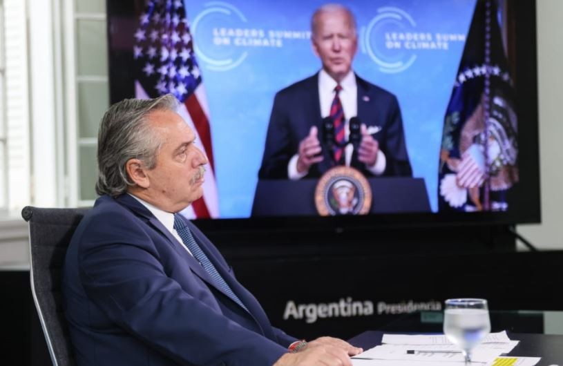 Cumbre de Líderes sobre el Clima: Alberto Fernández pidió "canjes de deuda por acción climática" | Política