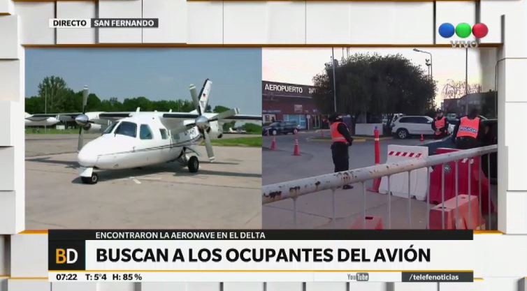 Comenzó el operativo de rescate de los restos de la avioneta que cayó en el delta del Paraná | Actualidad