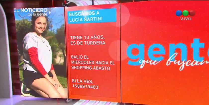 Desesperada búsqueda de Lucía, una chica de 14 años que vive en Lomas de Zamora | Actualidad