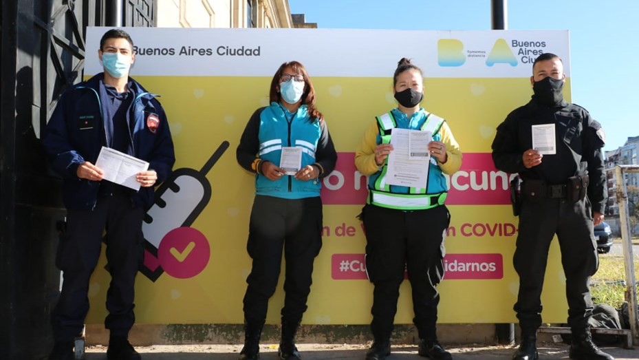 La Ciudad de Buenos Aires completó la vacunación del personal estratégico de Seguridad | Actualidad
