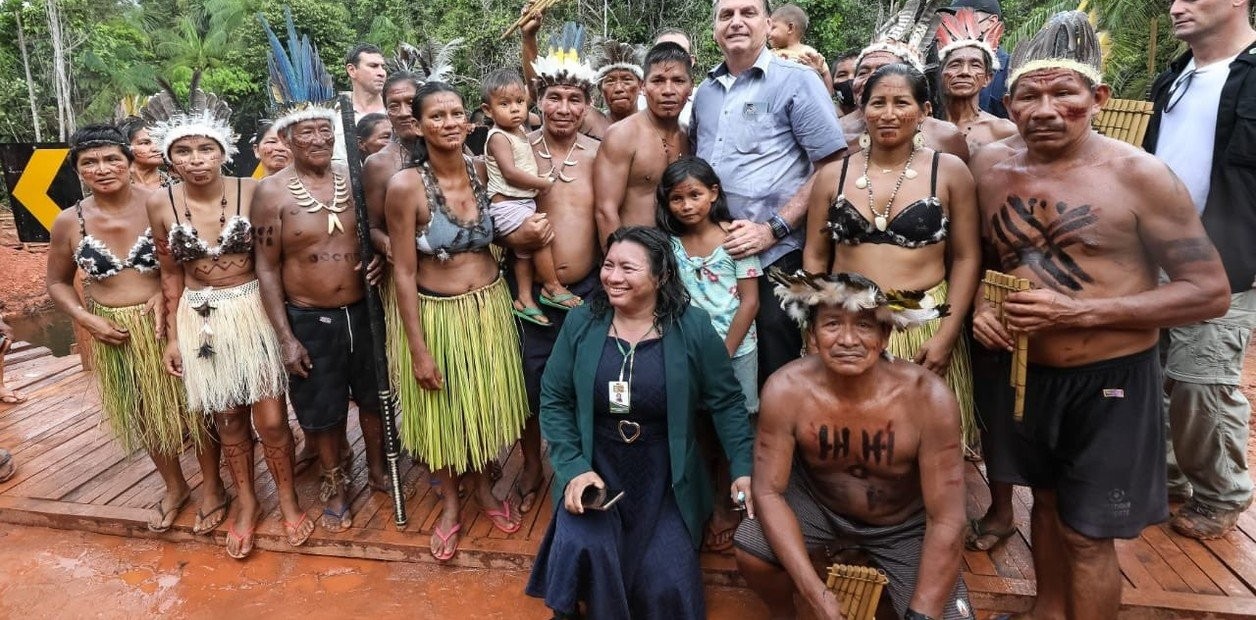 La respuesta de Bolsonaro a la frase de Alberto: una foto en la selva | Política