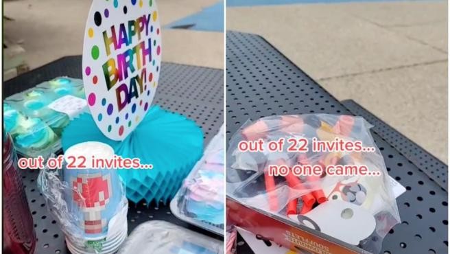 Video: organizó el cumple de su hijo en una plaza y no fue ninguno de los 22 invitados | Internacionales