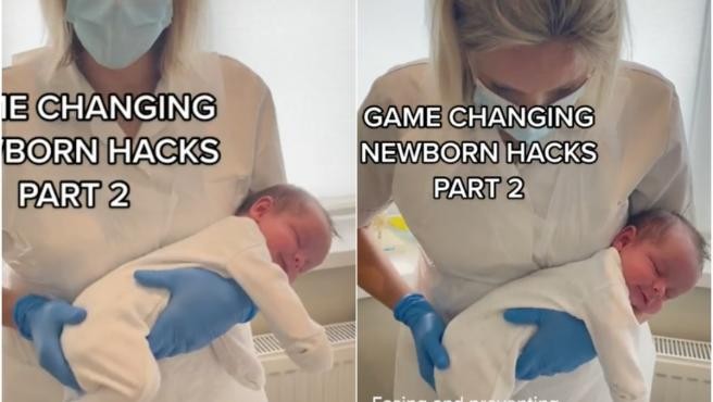 Video: el truco de una tiktoker para dormir a un bebé en pocos segundos | Internacionales