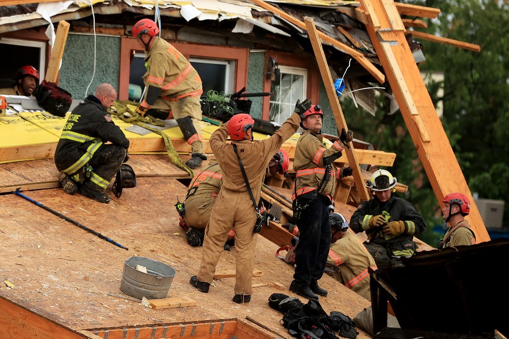 Otro derrumbe en Estados Unidos: colapsó un edificio en construcción en Washington | Internacionales