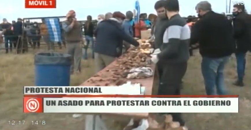Productores rurales hacen un asado masivo en Bahía para protestar contra el Gobierno | Actualidad