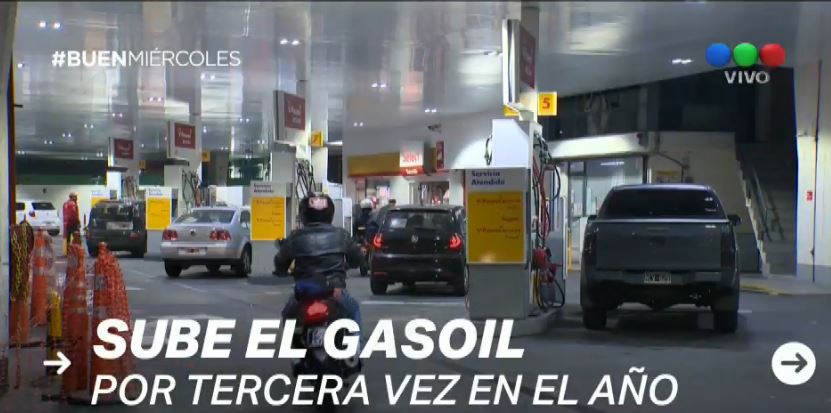 Aumenta nuevamente el gasoil | Actualidad