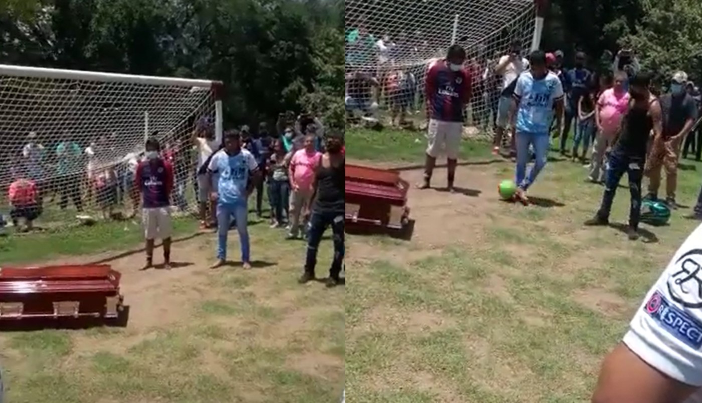 Jugaron al "Loco" con el ataúd de su amigo para despedirlo: "Siempre te recordaremos como un verdadero campeón" | Internacionales