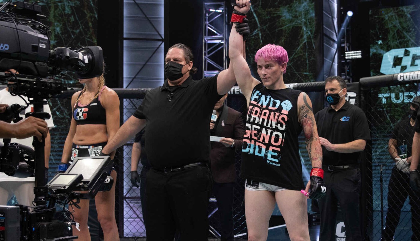 La historia de la luchadora trans de MMA: fue veterana de guerra en Afganistán | Internacionales