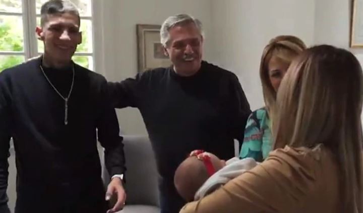 Alberto Fernández se reunió con L-Gante y su hija recién nacida, Jamaica | Política