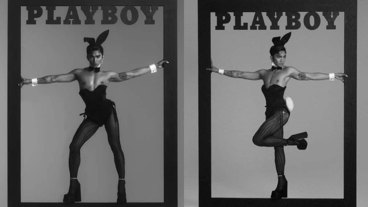 Bretman Rock, el primer hombre gay en posar con el traje de “conejito” en la portada de Playboy | Espectáculos