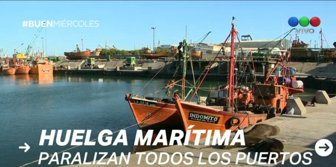 Huelga marítima: se movilizan los portuarios y se ve afectado el comercio exterior | Actualidad