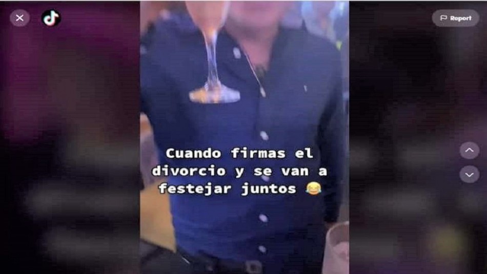Video viral: la pareja que celebró junta su propio divorcio en un bar | Internacionales