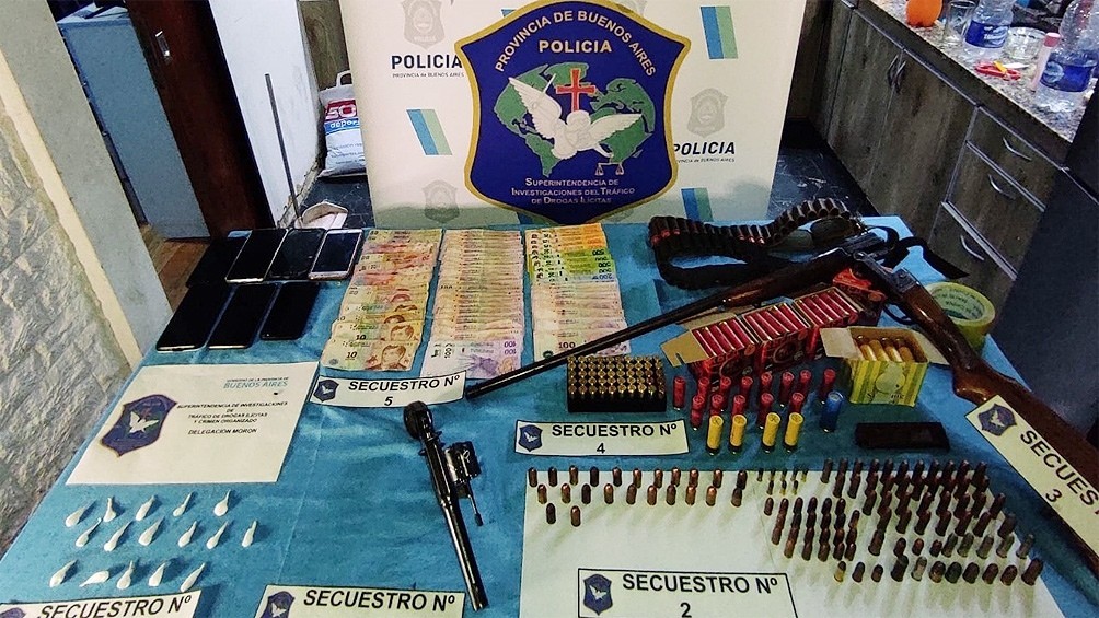 Once detenidos por narcomenudeo, que tenían de pantalla un kiosco en Merlo | Actualidad