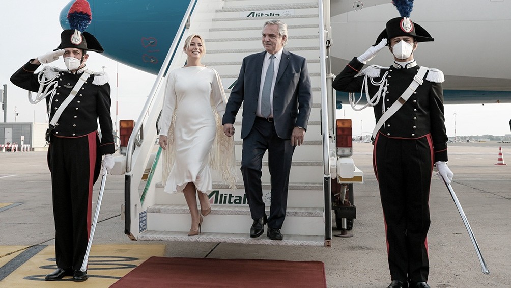 El Presidente llegó a Roma para participar de la cumbre del G20 | Política