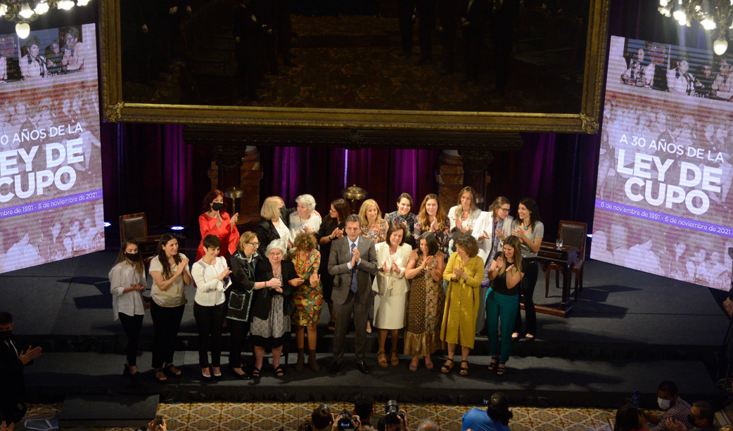 30 años del cupo femenino: la Cámara de Diputados homenajeó a las protagonistas del hito histórico | Política