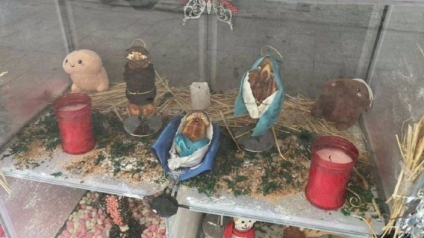 El polémico pesebre que presenta a Jesús y a la Virgen María como partes íntimas | Internacionales