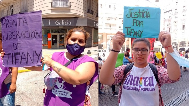 Piden la libertad de Tifani O'Neill, detenida por herir a un hombre al defenderse de sus agresiones | Actualidad