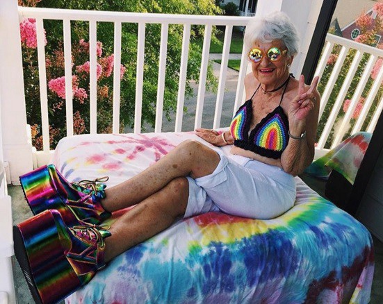 Ella es Baddie Winkle, la estrella de Instagram de 87 años | Tecno