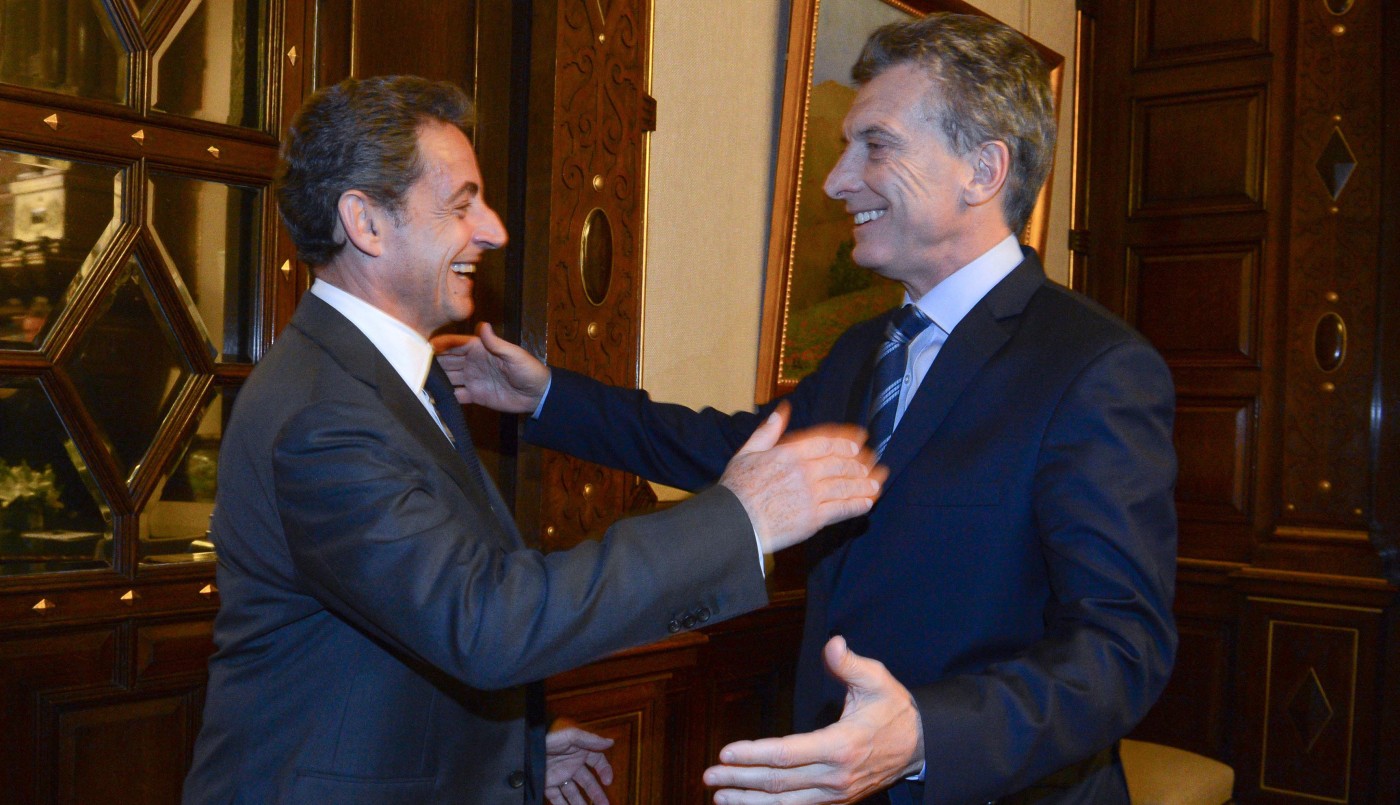 Macri recibió a Sarkozy en la Casa Rosada | Política