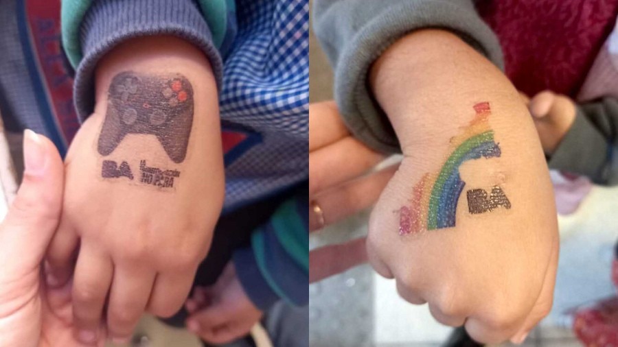 UTE denunció al Gobierno porteño por poner tatuajes temporales en alumnos de primaria | Política