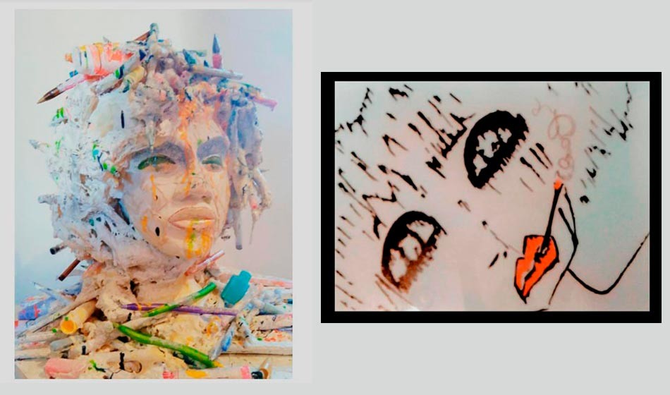 Se expone en Buenos Aires "Nina 1", una obra realizada con nanopartículas y pigmento inteligente | Espectáculos