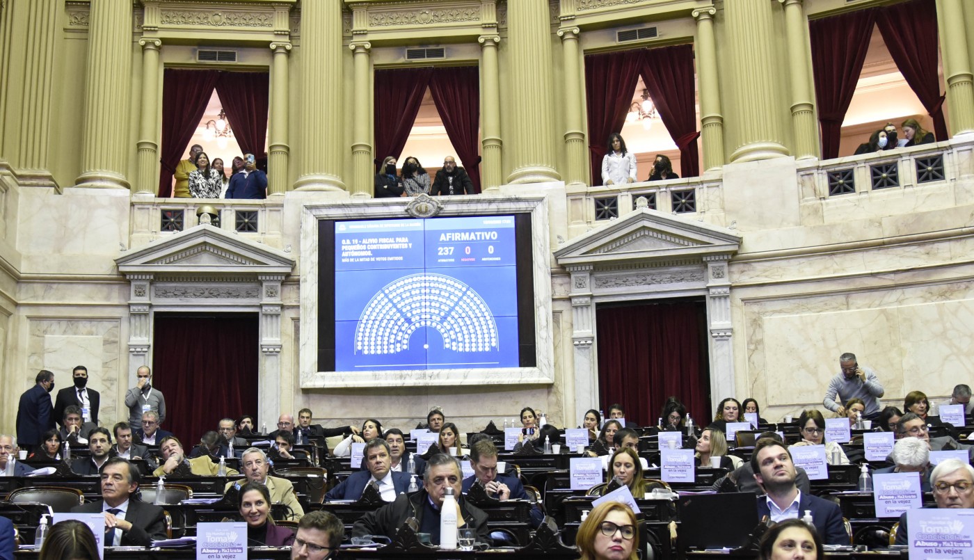 Diputados dio media sanción al alivio fiscal para monotributistas | Política
