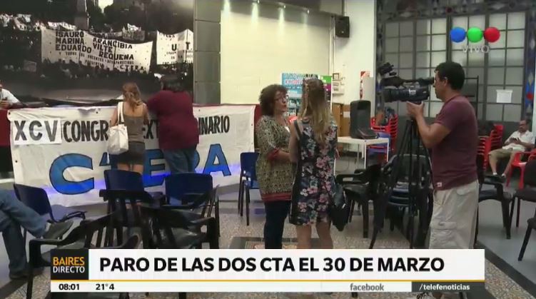 La CTA anunció un paro con movilización para el 30 de marzo | Política