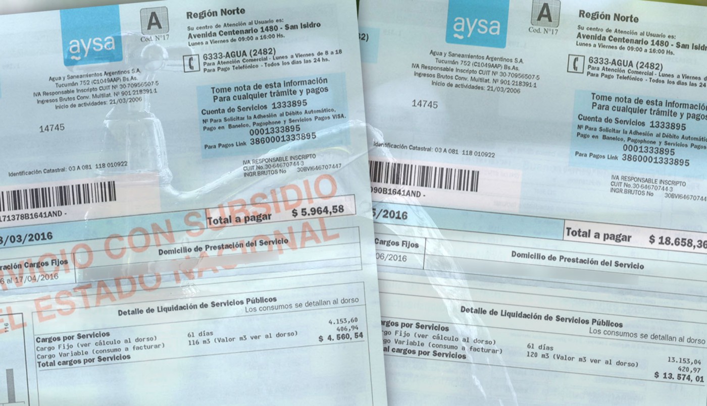 Oficializan los aumentos de AySA para 2022: 20% en julio y 10% en octubre | Economía