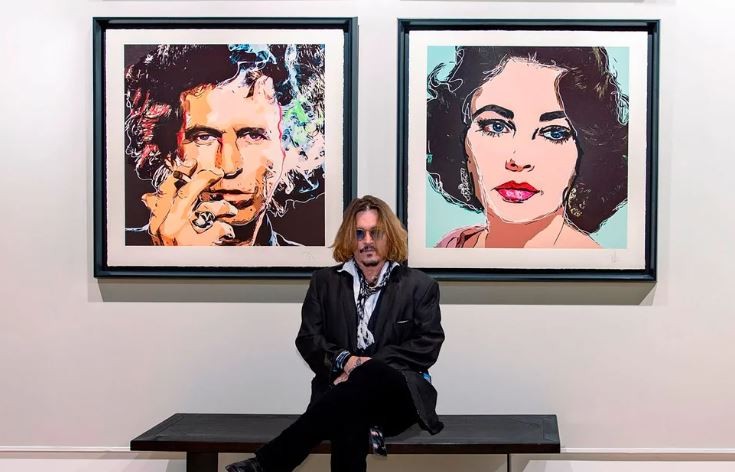 Johnny Depp vendió sus obras de arte por más de 3,5 millones de euros | Espectáculos