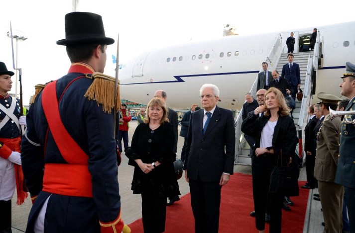 El presidente de Italia llegó a la Argentina para reunirse con Mauricio Macri | Política