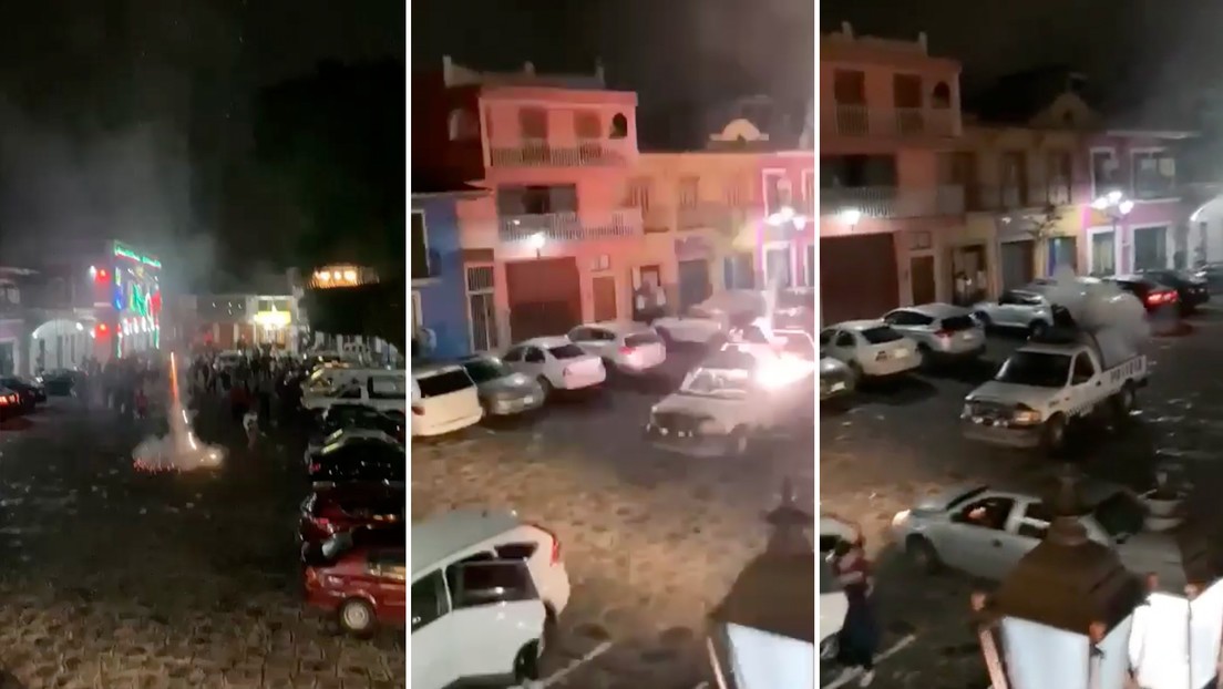 Video: el momento en que un petardo explota en una patrulla policial | Internacionales