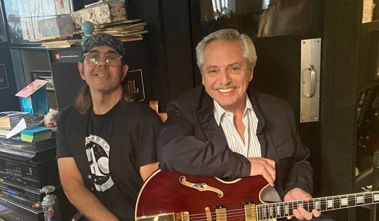 El encuentro de Alberto Fernández con el bajista de David Bowie | Actualidad