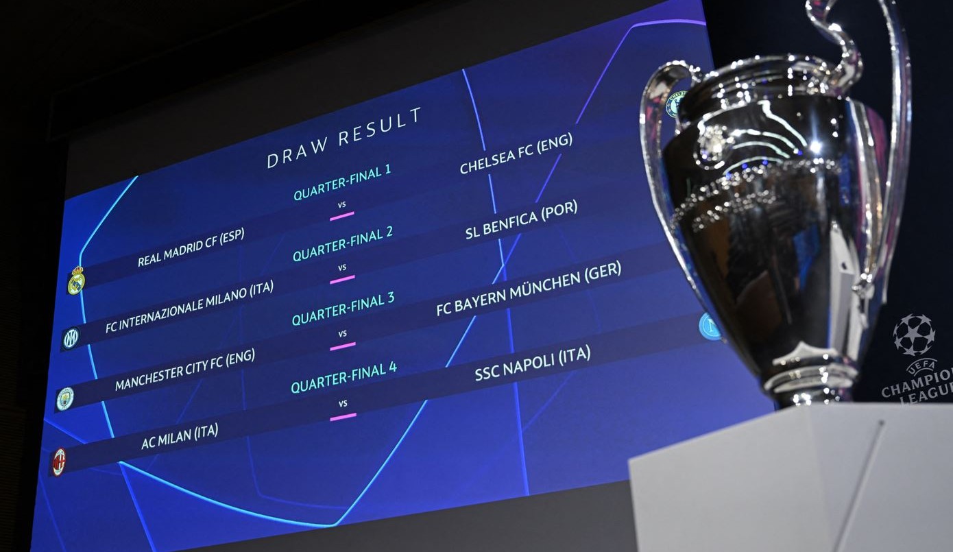 Se sorteó la Champions League: cómo quedaron los cuartos de final | Deportes