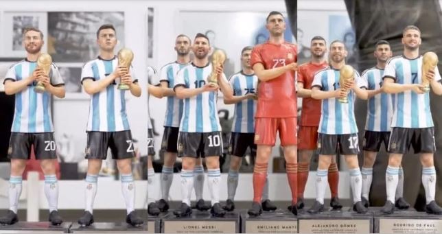 Quién es el autor de las estatuillas que la Conmebol entregó a los jugadores de la Selección | Deportes