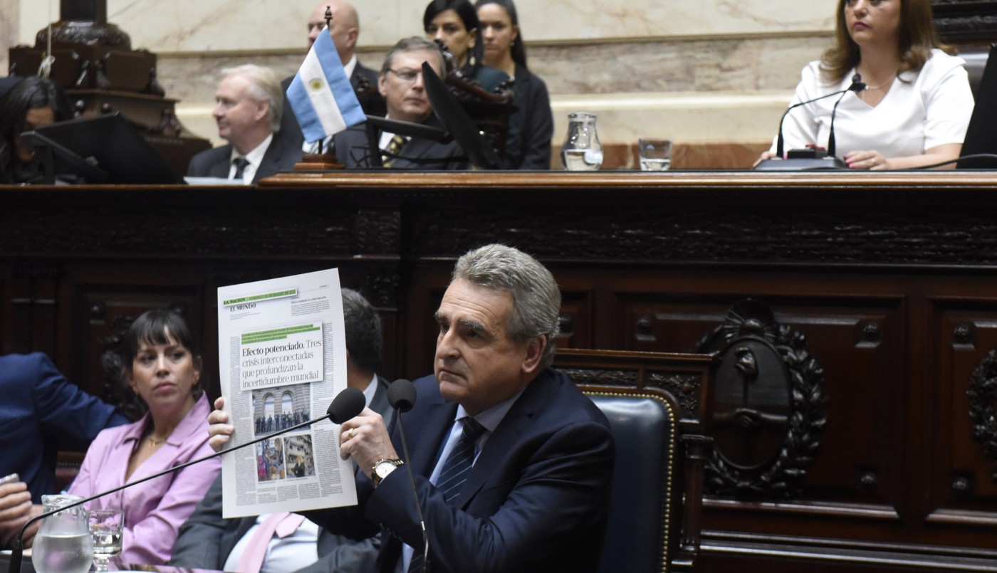 Rossi, en el Congreso: "En Argentina conviven cuatro crisis" | Política