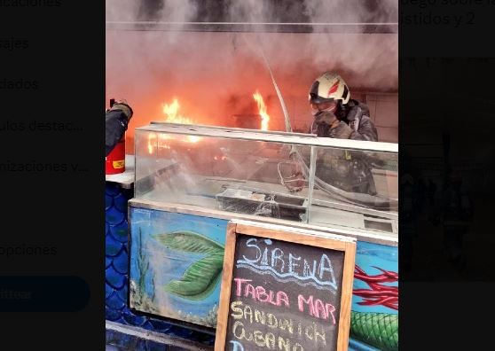 Siete personas asistidas y dos de ellas internadas por incendio en el Patio de los Lecheros | Actualidad