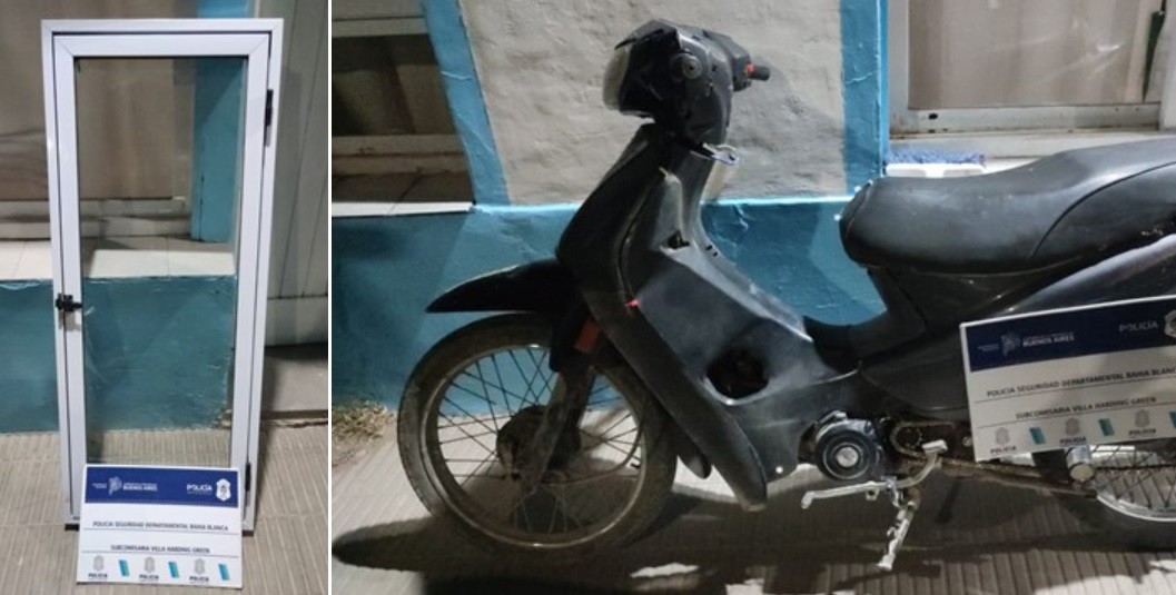 Lo frenaron cuando trasladaba una puerta en una moto: quedó detenido porque el vehículo era robado | Actualidad